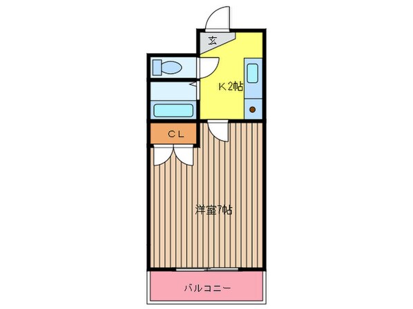 レディスコスモの物件間取画像